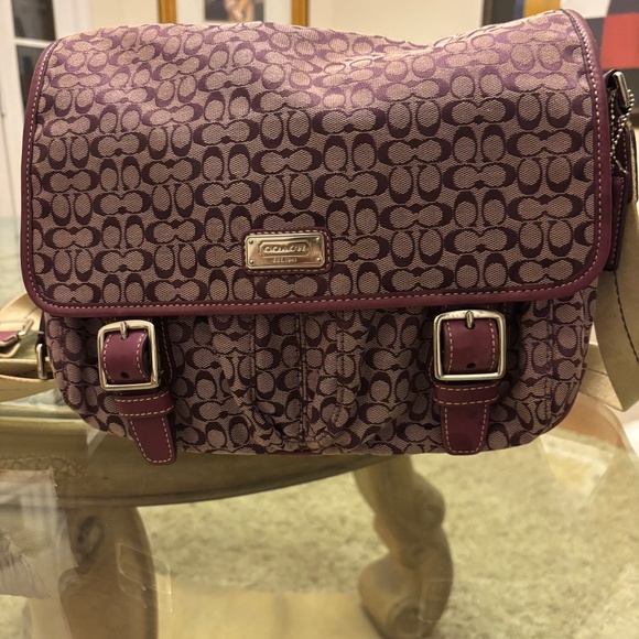 Coach Purple Crossbody Bag - Picture 1 of 16